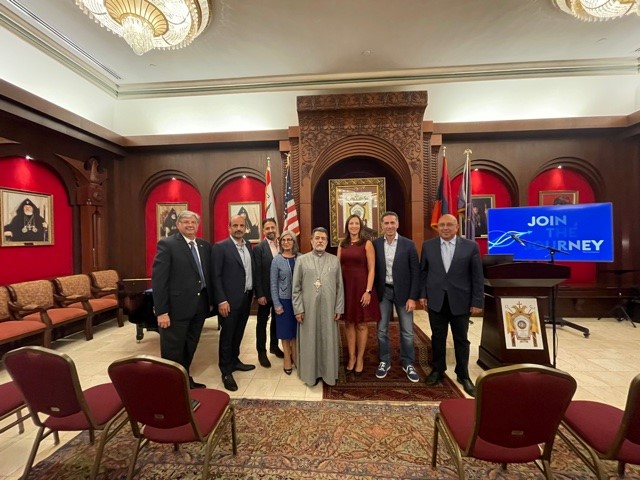 F.A.S.T. CEO Armen Orujyan Introduces Foundation's Mission Holds Presentation at the Western Diocese 