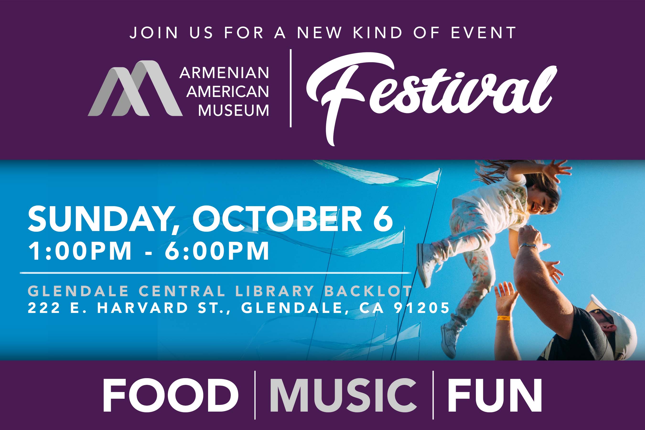 ARMENIAN AMERICAN MUSEUM FESTIVAL REGISTRATION NOW OPEN TO THE PUBLIC