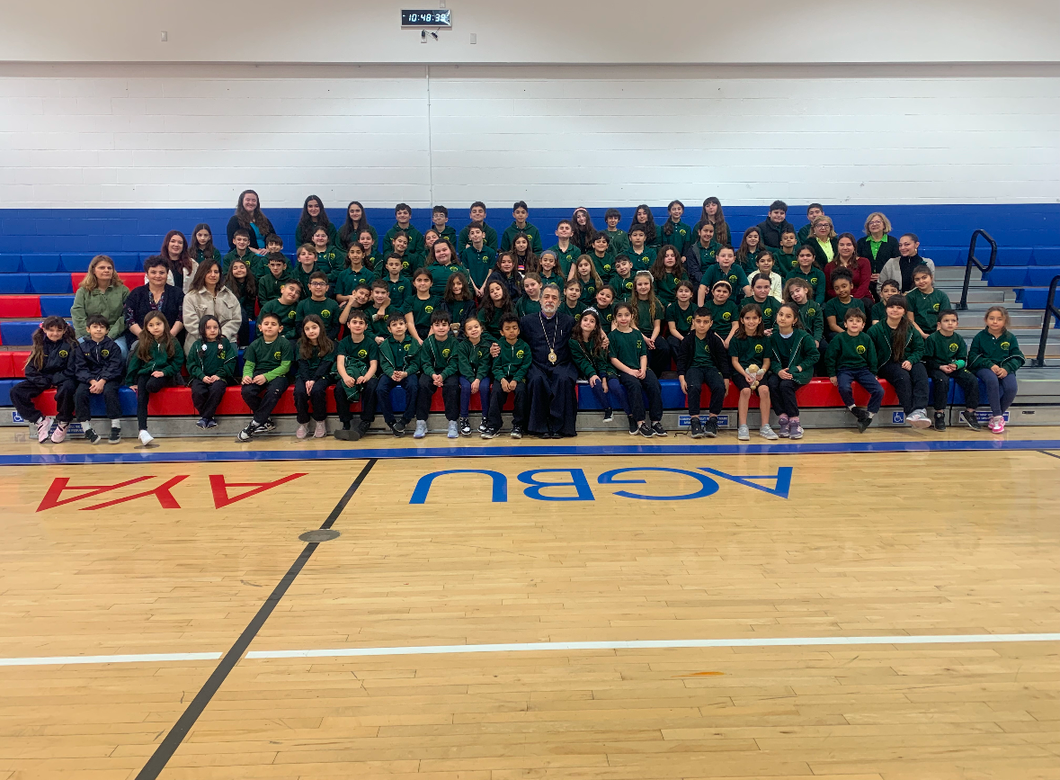Primate Encourages Armenian Day School Students to Cultivate Strong relationship with God through Prayer and Reflection