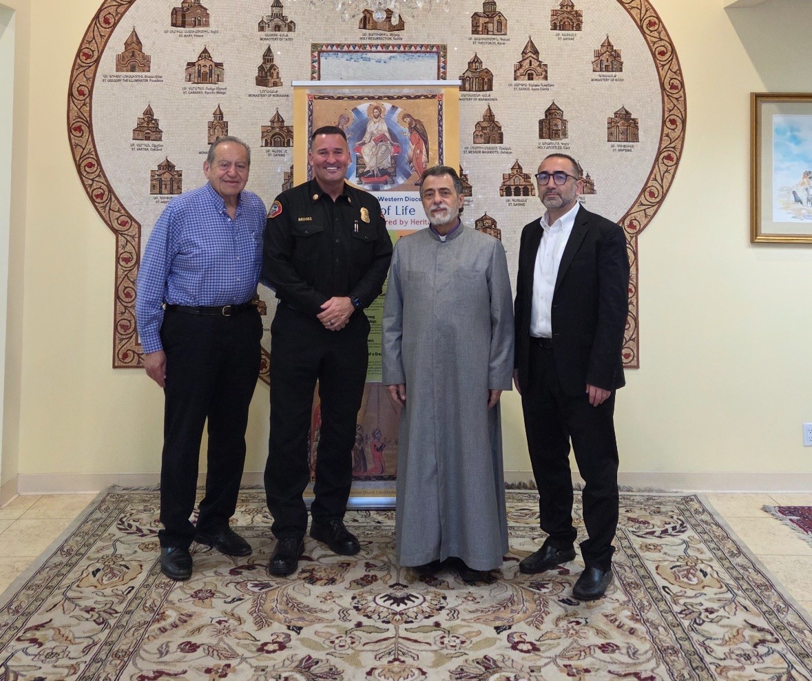 Glendale Fire Department’s Interim Chief Visits the Western Diocese