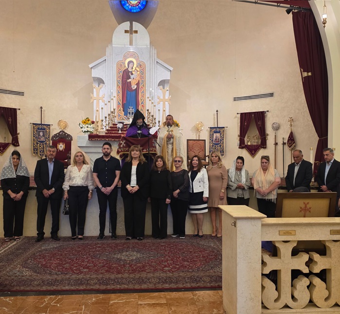 Parish Council and Ladies Society of the Armenian Apostolic Church of Glendale Receive Primate's Blessing 